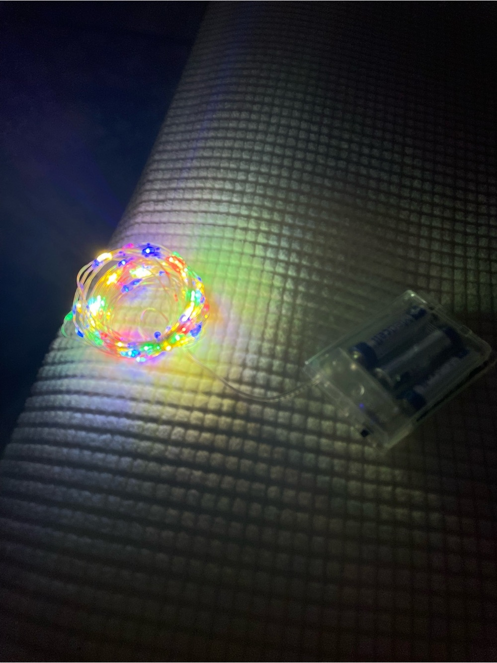 Battery-Powered Multicolor LED Reading Light String - Compact Decorative Lights